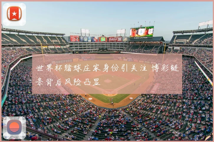 世界杯赌球庄家身份引关注 博彩链条背后风险凸显