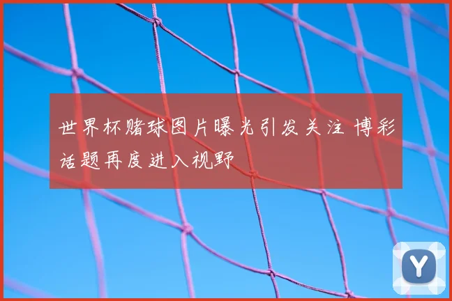 世界杯赌球图片曝光引发关注 博彩话题再度进入视野